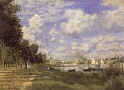 Claude Monet The Harbour at  Argenteuil Spain oil painting artist